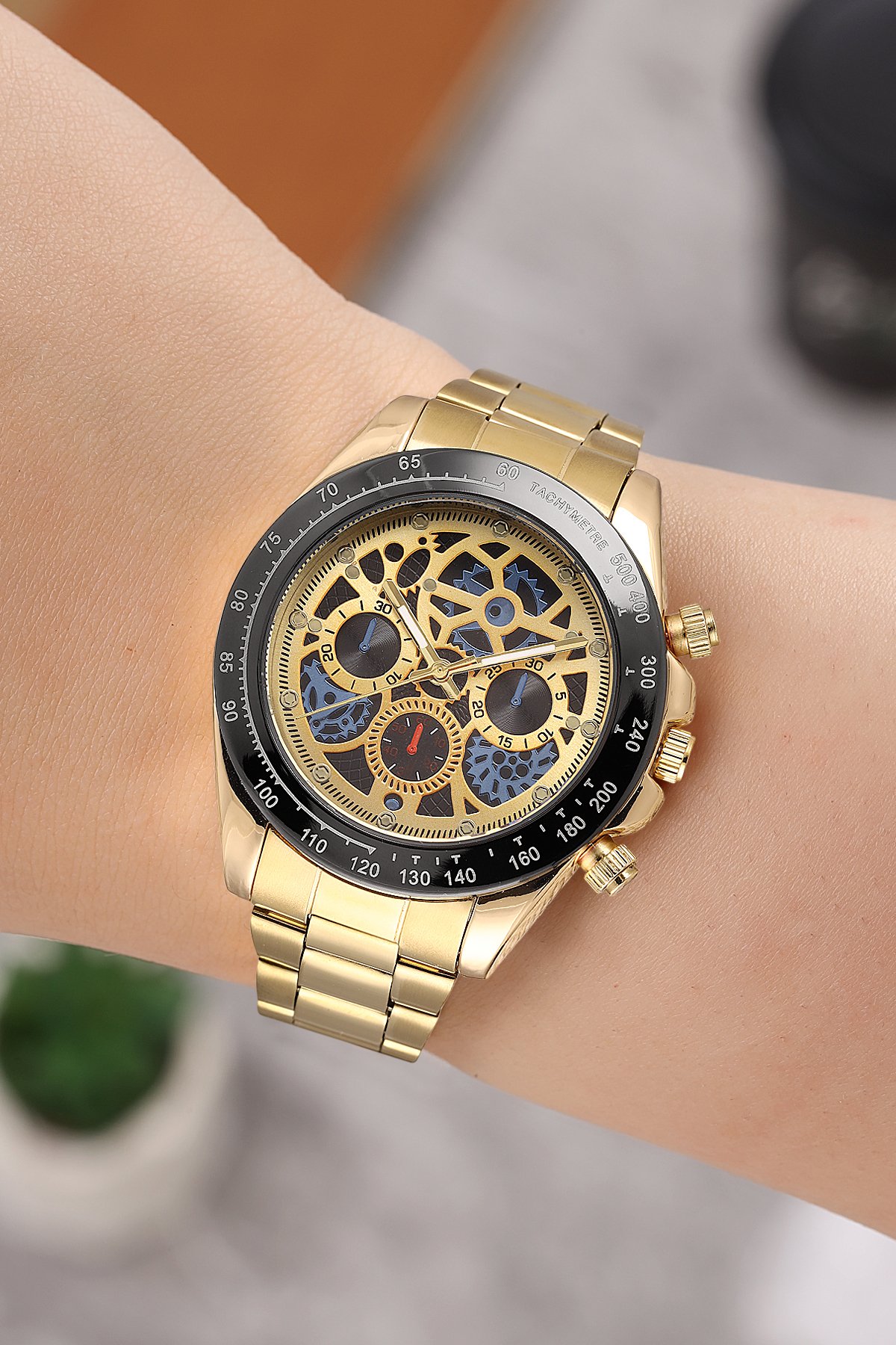 İskelet Kadran Erkek Kol Saati