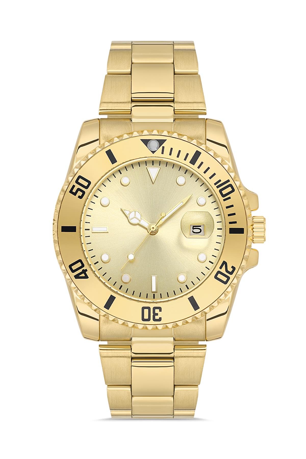 Lüks Takvim Göstergeli Şık Unisex Kol saati