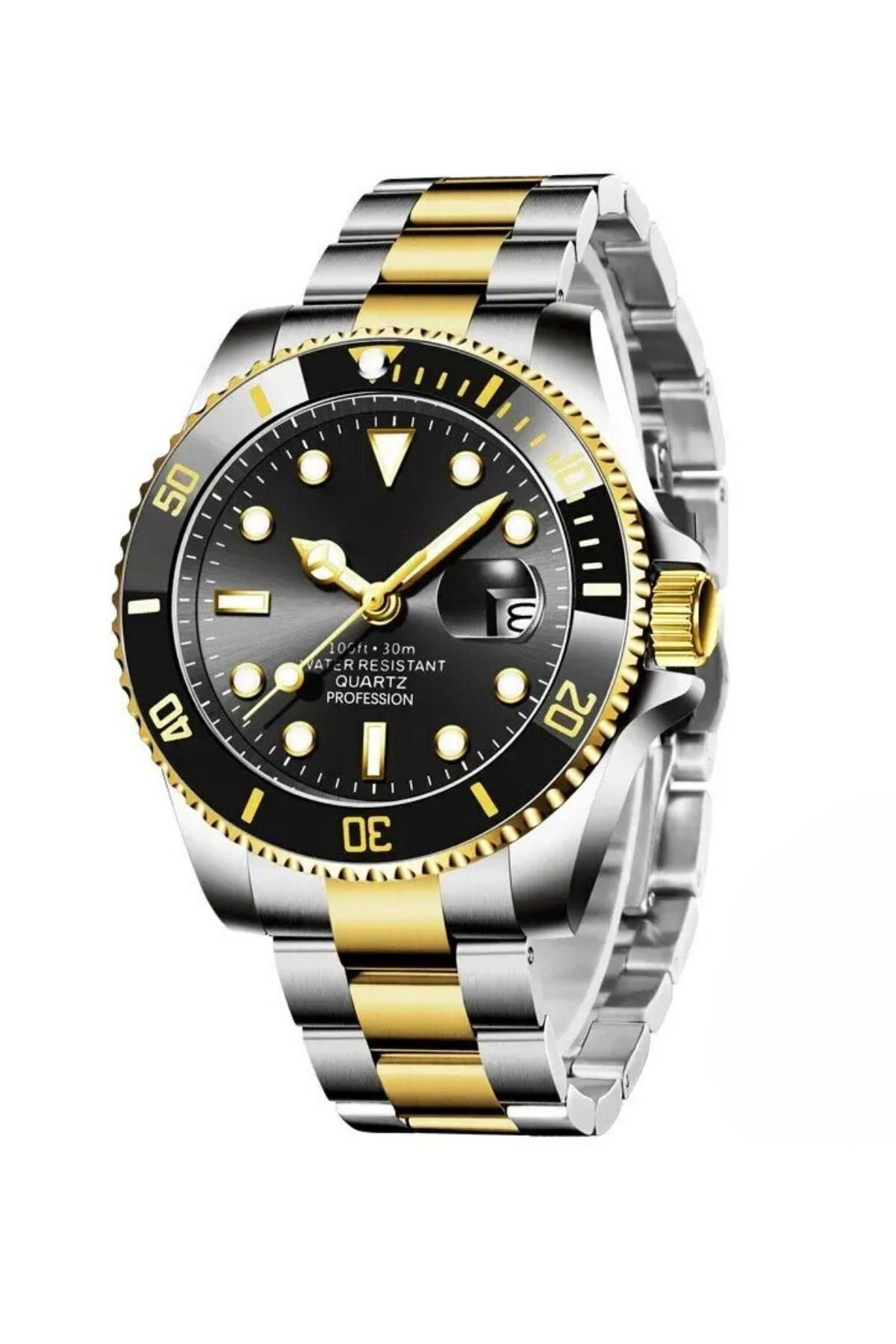 Lüks Takvim Göstergeli Şık Unisex Kol saati