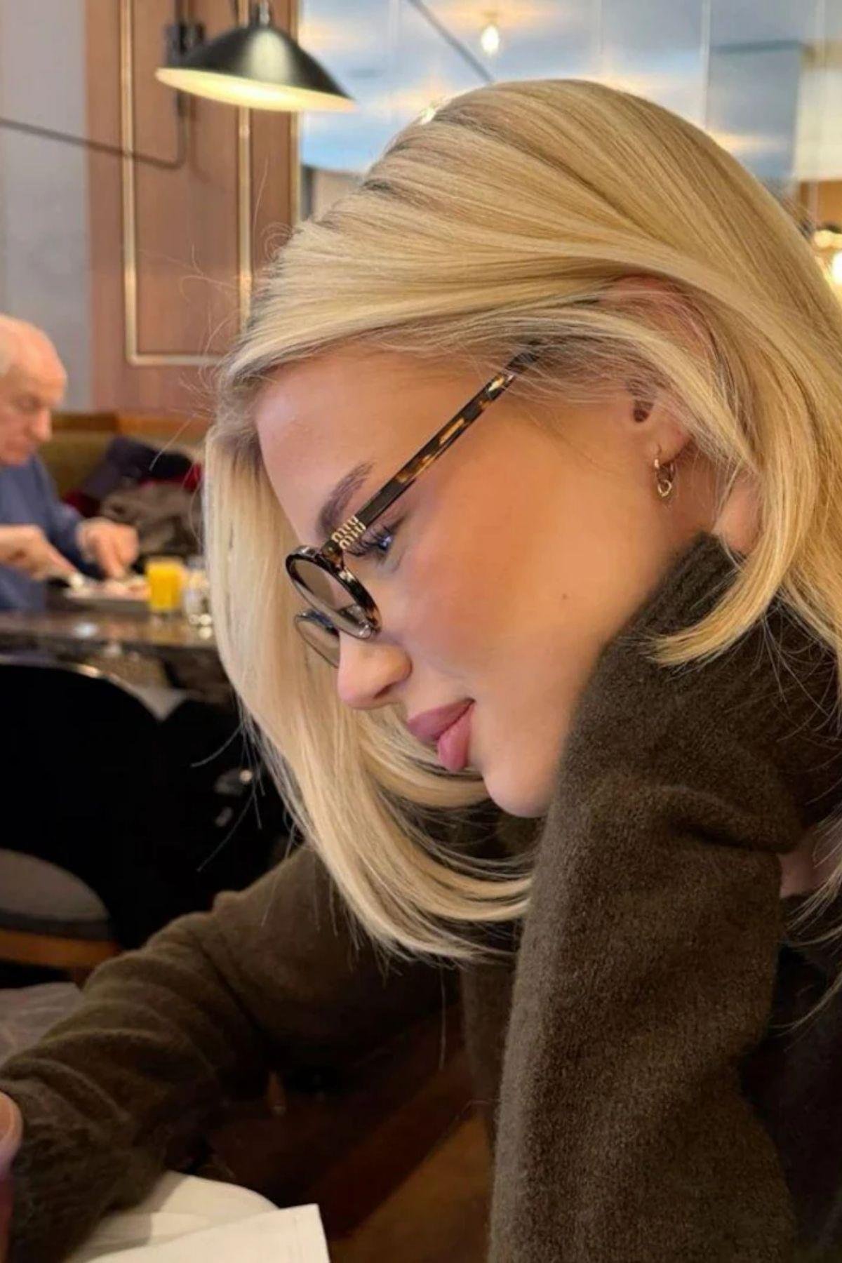 Mia Oval Leopard Mavi Işık Koruyucu Gözlük