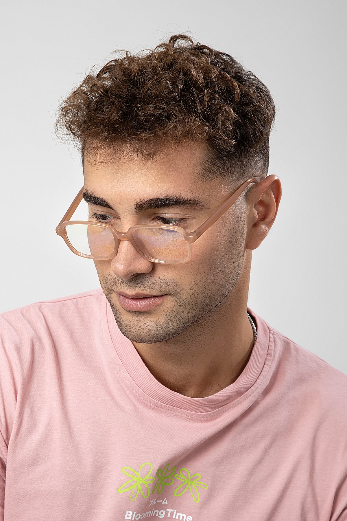 POLO55 Dikdörtgen Model Erkek B-Block Mavi Işık Korumalı Gözlük