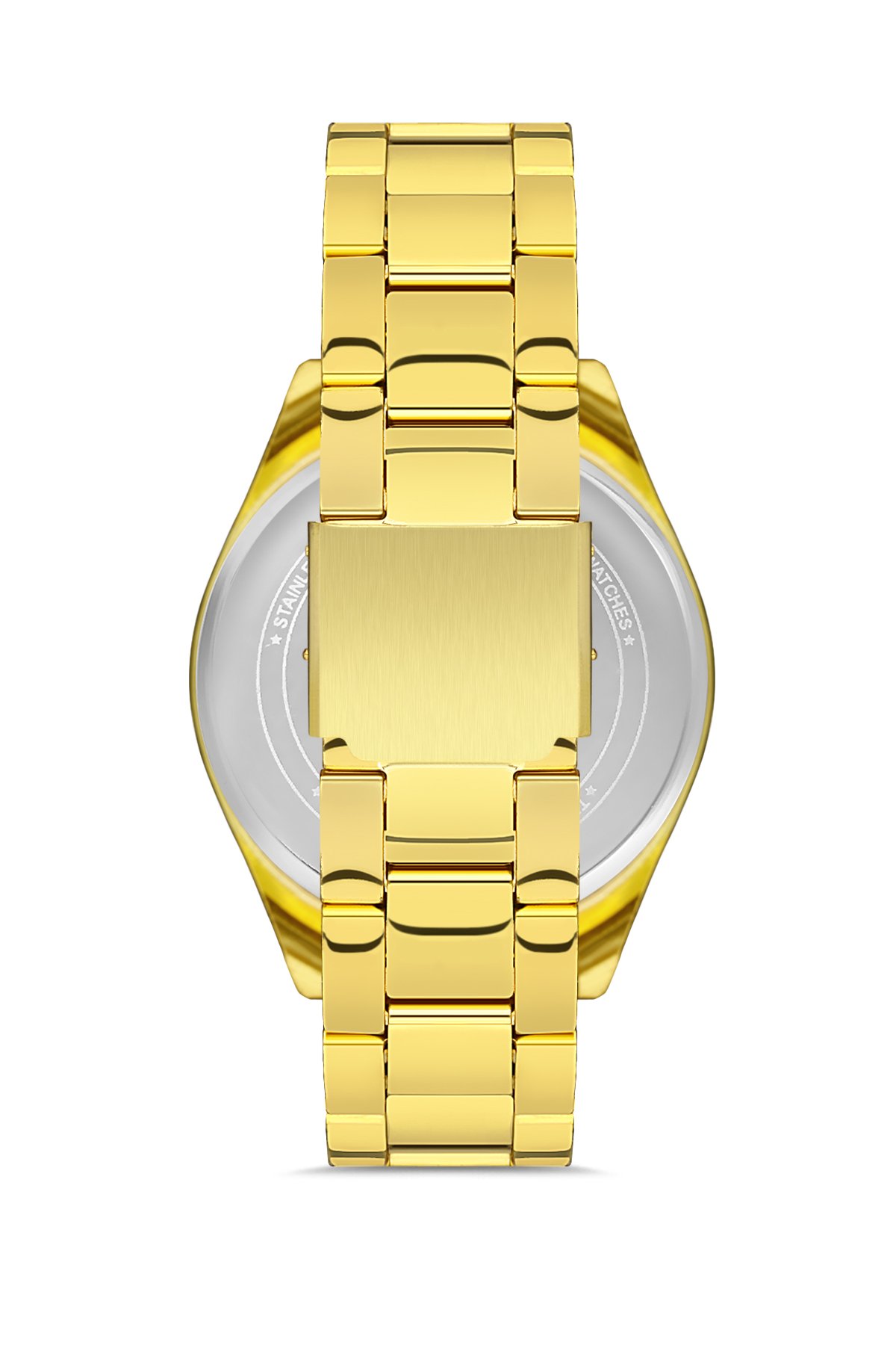 POLO55 Gold Dokunmatik Dijital Metal Kordon Erkek Kol Saati