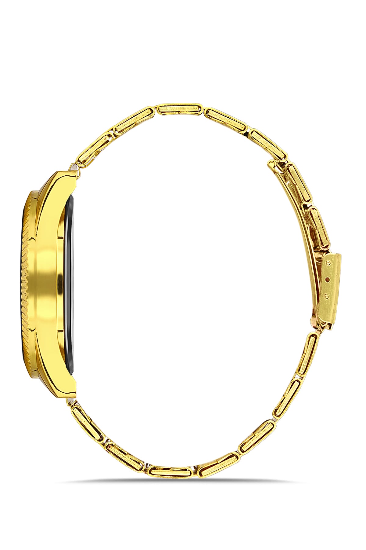 POLO55 Gold Dokunmatik Dijital Metal Kordon Erkek Kol Saati