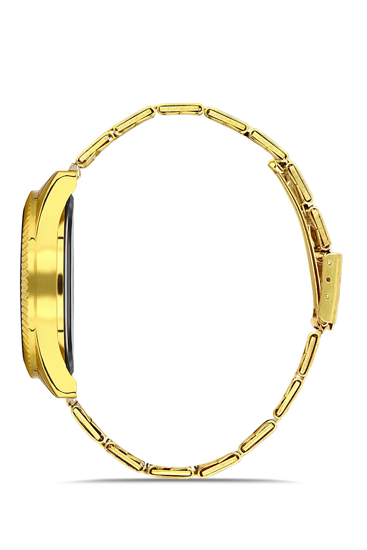 POLO55 Gold Dokunmatik Dijital Metal Kordon Kadın Kol Saati