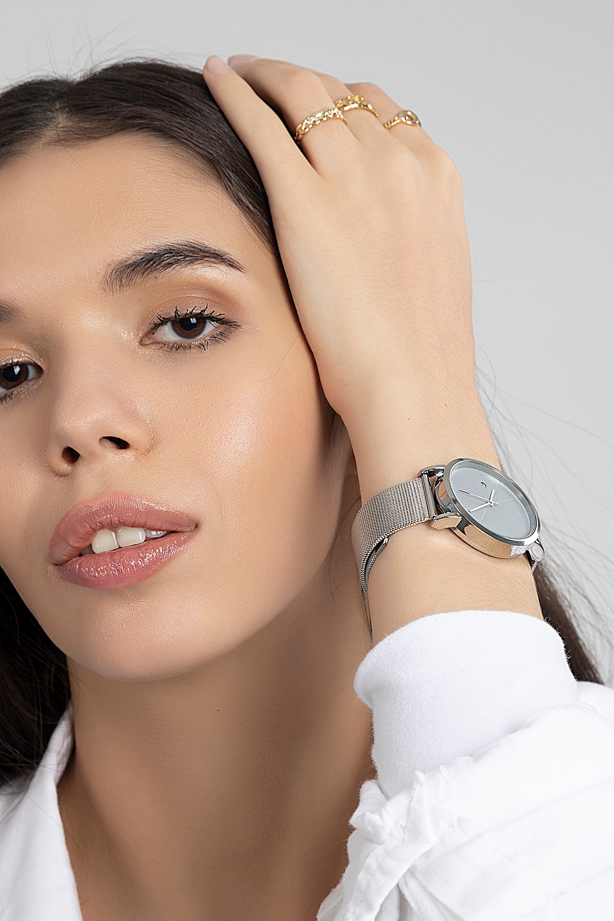 Polo55 Hasır Kordon Kadın Kol Saati PLEH014R001w