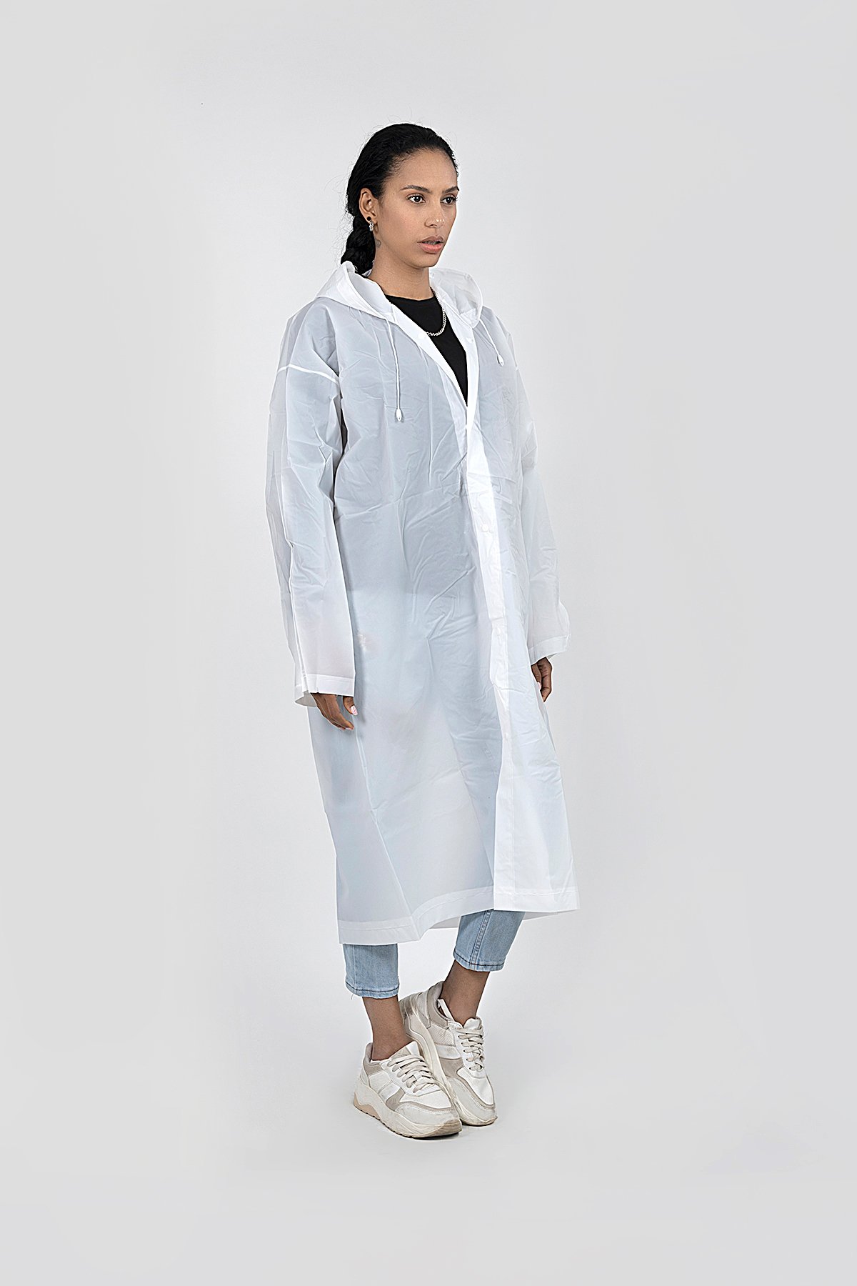 POLO55  Kapüşonlu Çıtçıtlı Yağmurluk ve Rüzgarlık