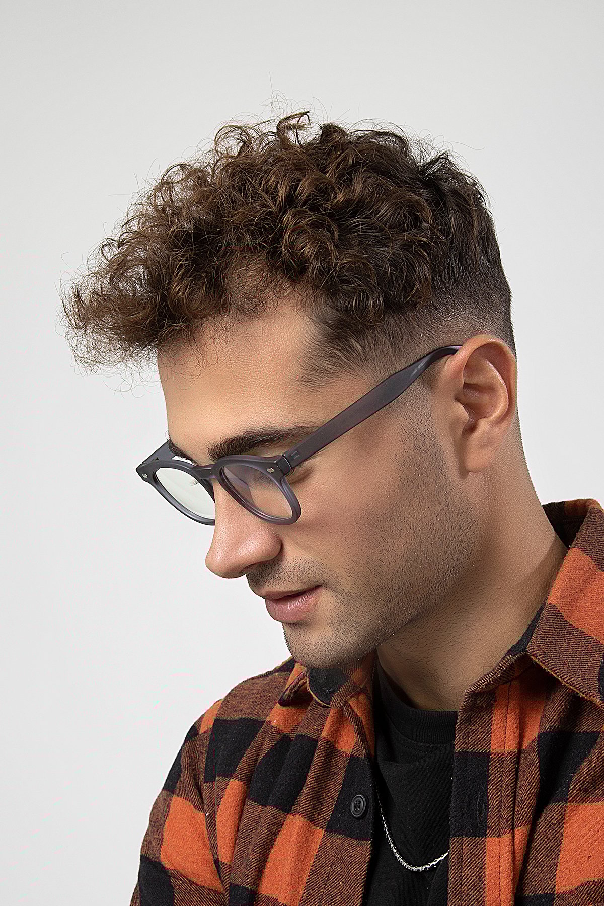 POLO55 Kare Anahtar Model Erkek B-Block Mavi Işık Korumalı Gözlük