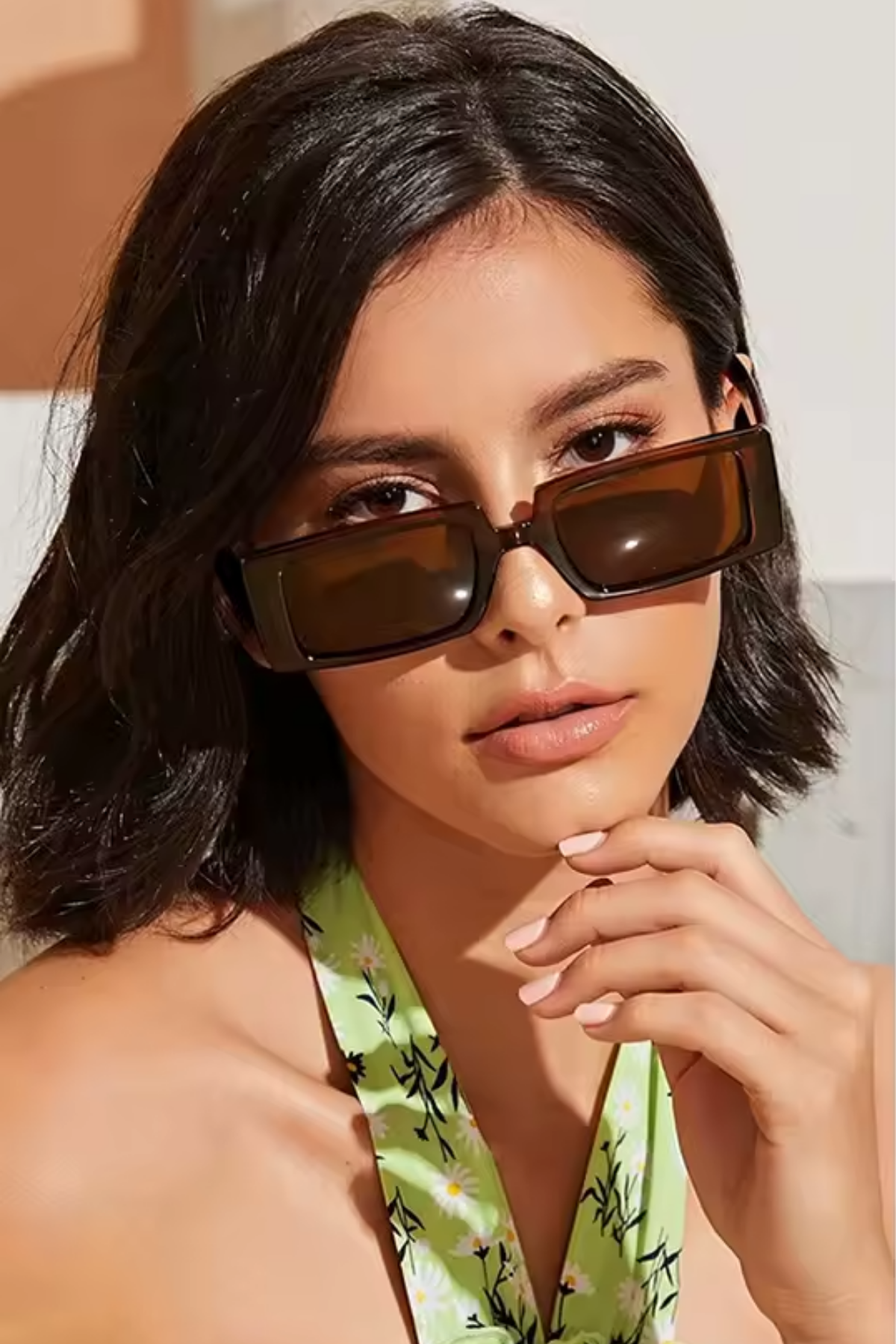 POLO55 Kemik Çerçeve Muse Model Kadın Güneş Gözlüğü PL21kg083r004