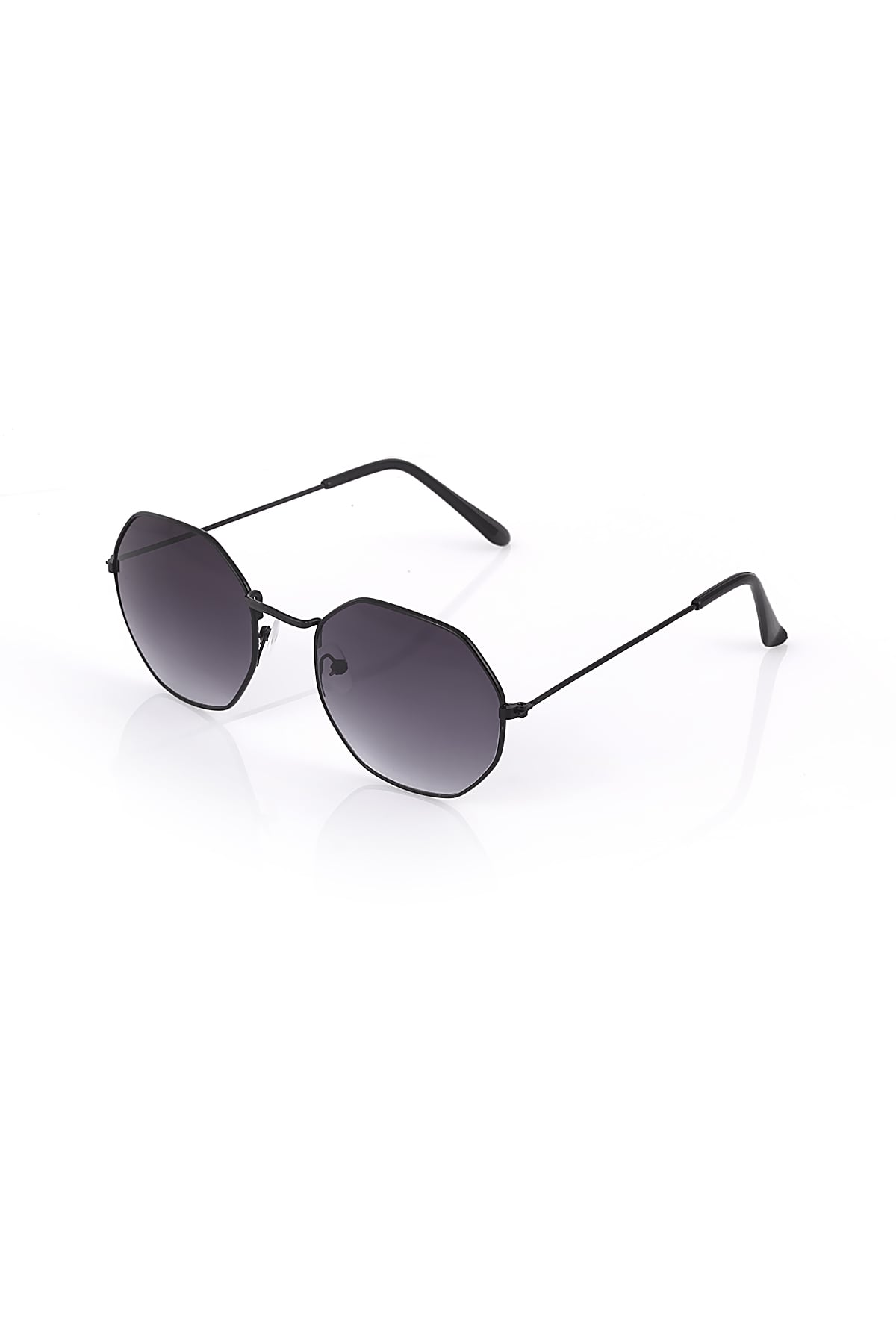 POLO55 Metal Çerçeve Sekizgen Unisex Güneş Gözlüğü PL19M40R005