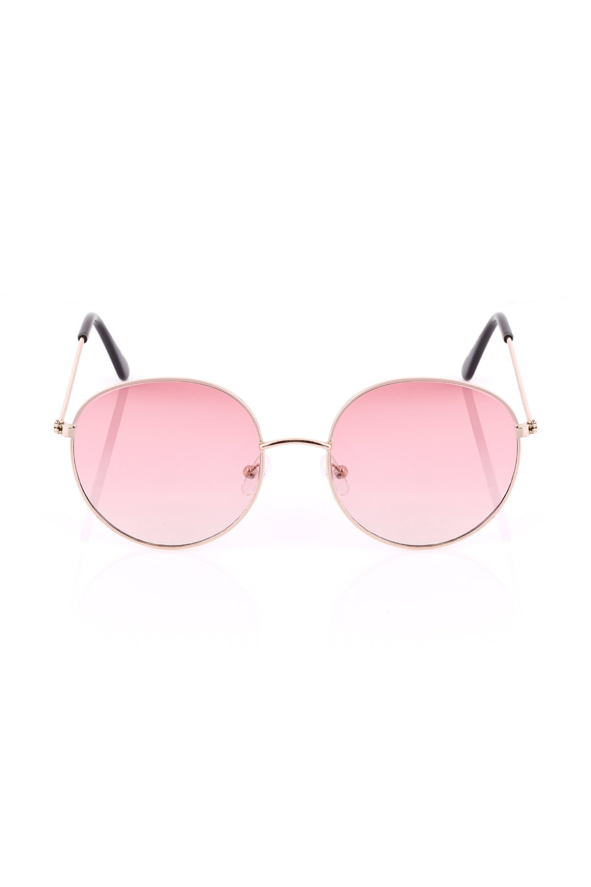 POLO55 Pembe Yuvarlak Camlı Kadın Güneş Gözlüğü