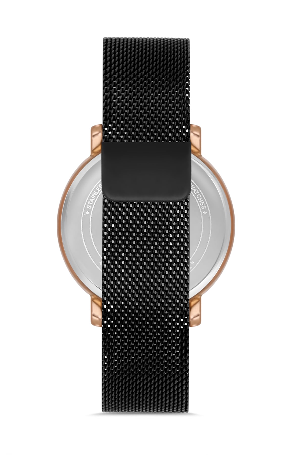 POLO55 Rose-Gold Dokunmatik Dijital Hasır Kordon Erkek Kol Saati