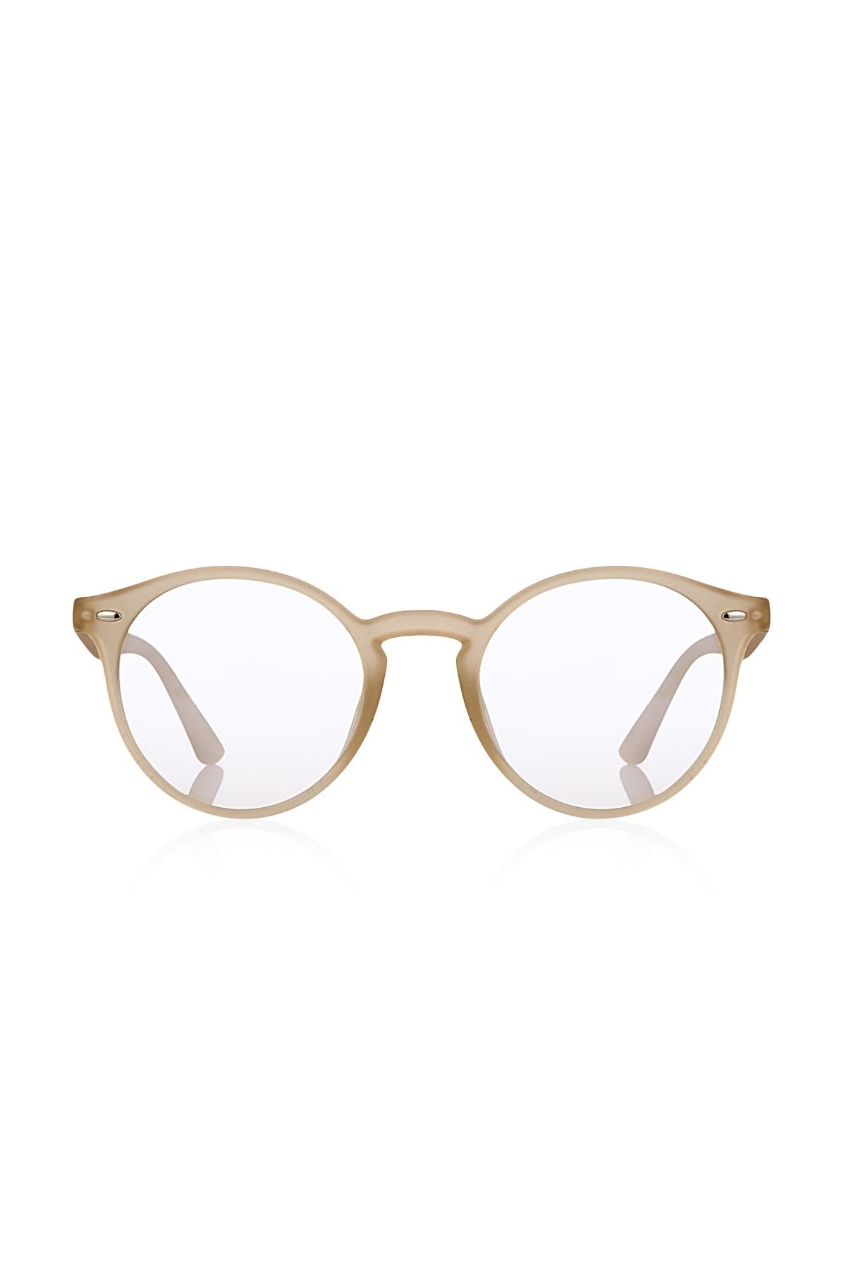 POLO55 Yuvarlak Anahtar Model Erkek B-Block Mavi Işık Korumalı Gözlük