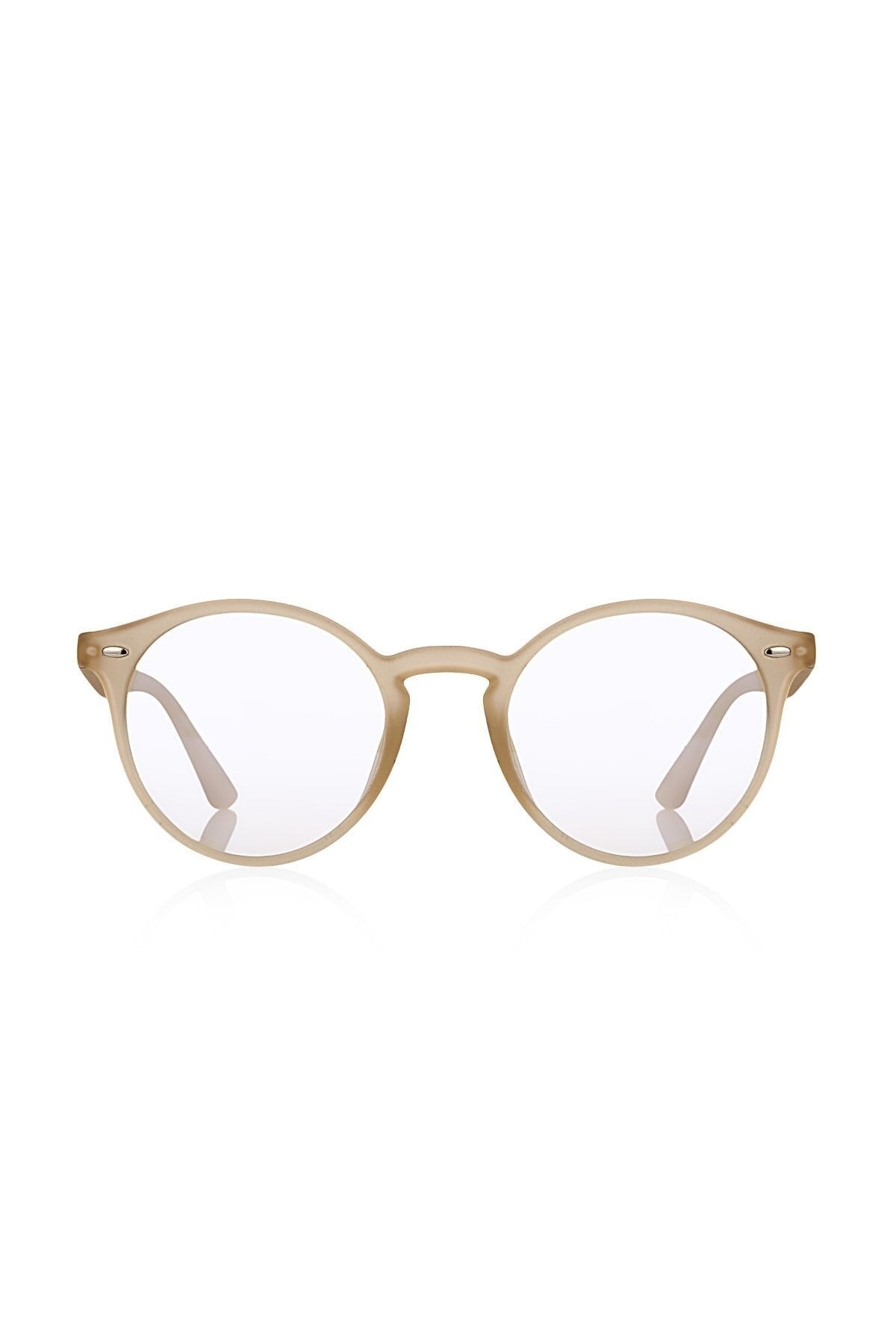 POLO55 Yuvarlak Anahtar Model Erkek B-Block Mavi Işık Korumalı Gözlük