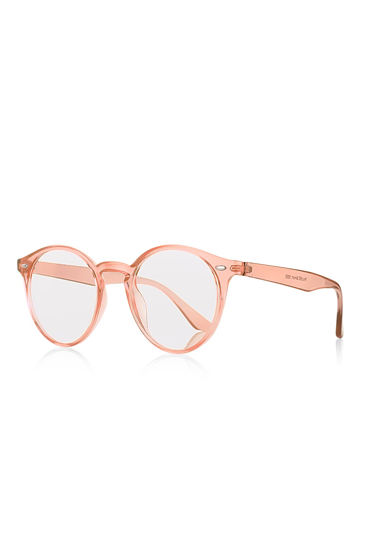 POLO55 Yuvarlak Anahtar Model Erkek B-Block Mavi Işık Korumalı Gözlük