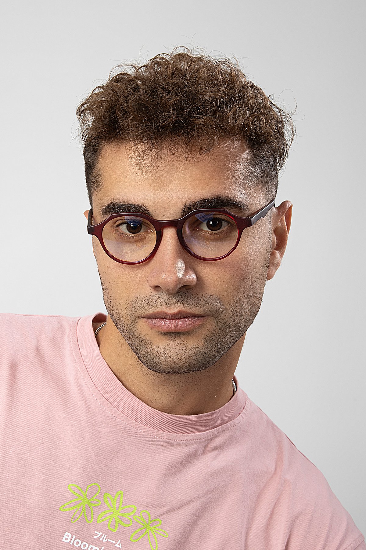 POLO55  Yuvarlak Model Erkek B-block Mavi Işık Korumalı Gözlük