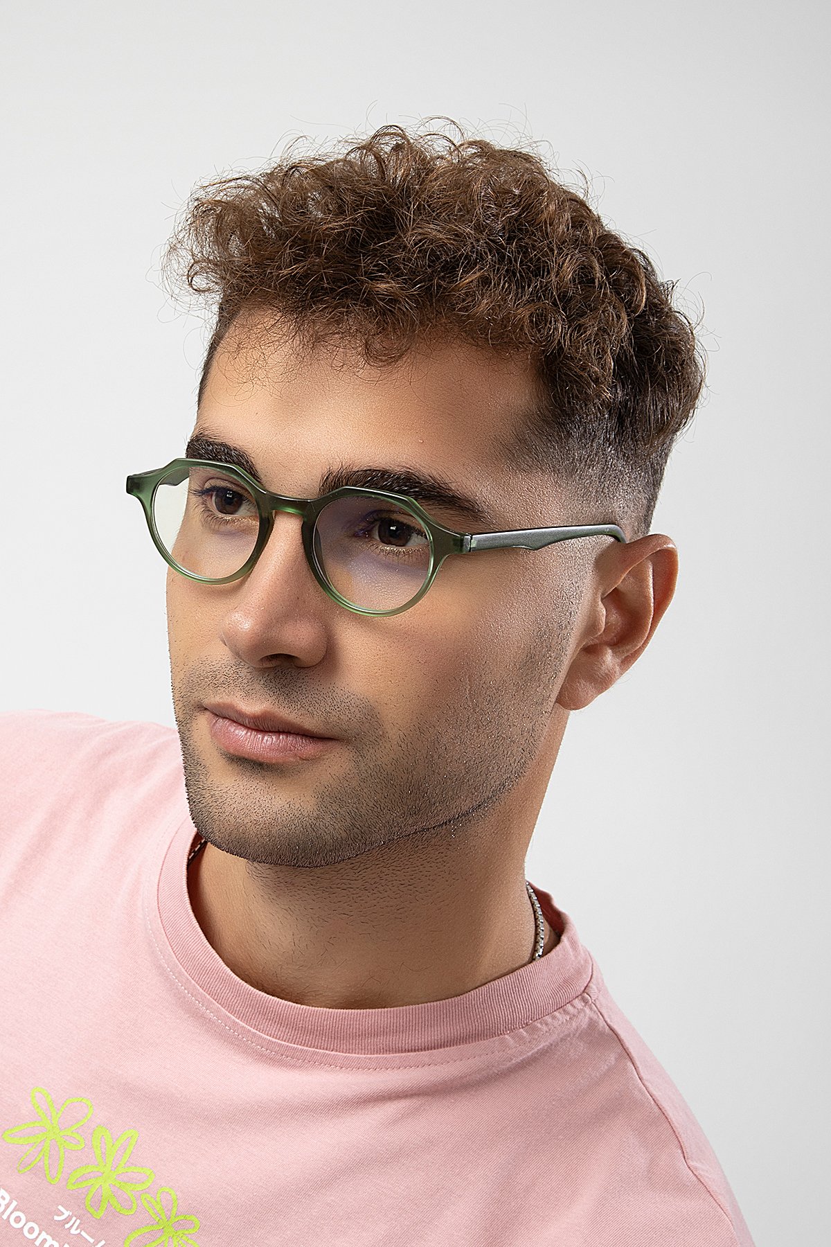 POLO55 Yuvarlak Model Erkek B-block Mavi Işık Korumalı Gözlük