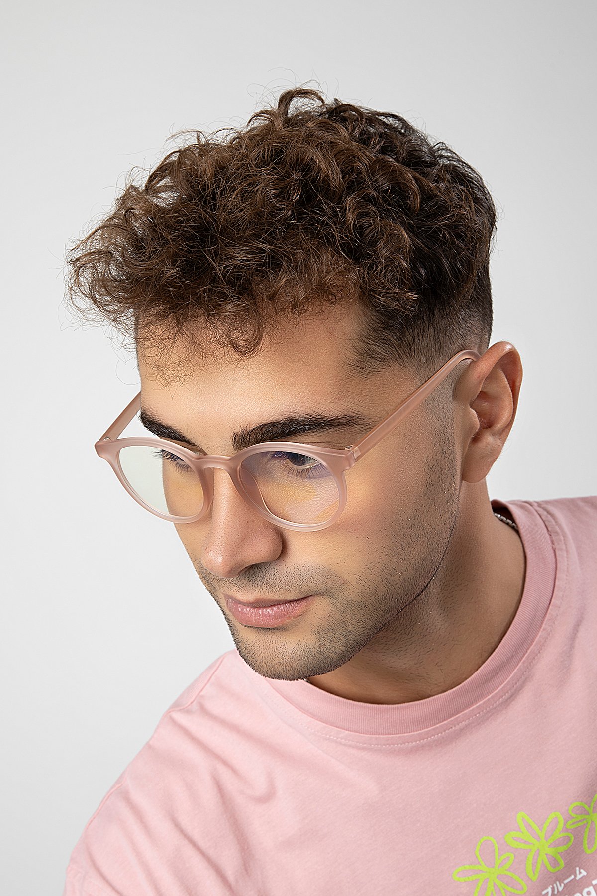 POLO55  Yuvarlak Model Erkek B-block Mavi Işık Korumalı Gözlük