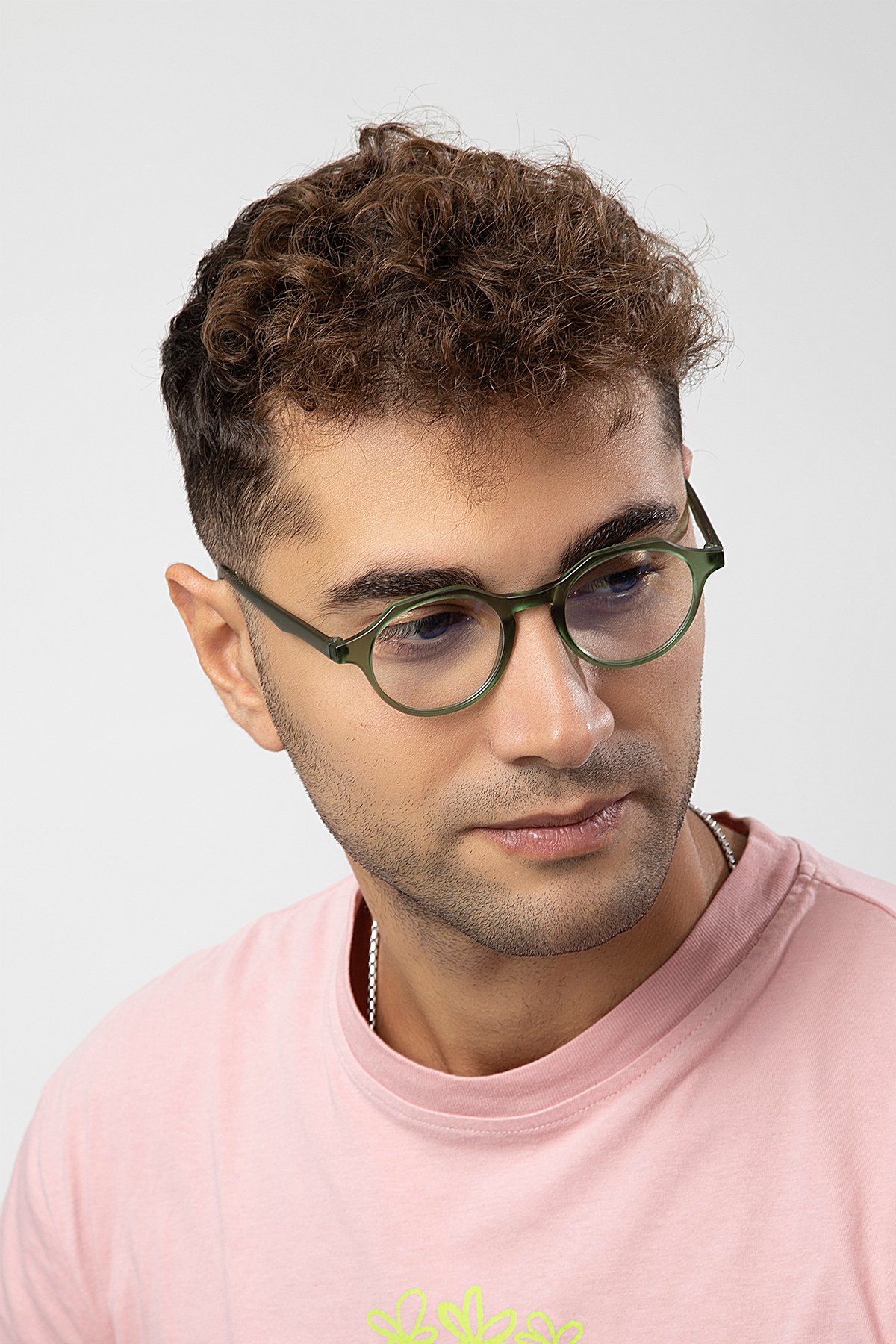 POLO55 Yuvarlak Model Erkek B-block Mavi Işık Korumalı Gözlük