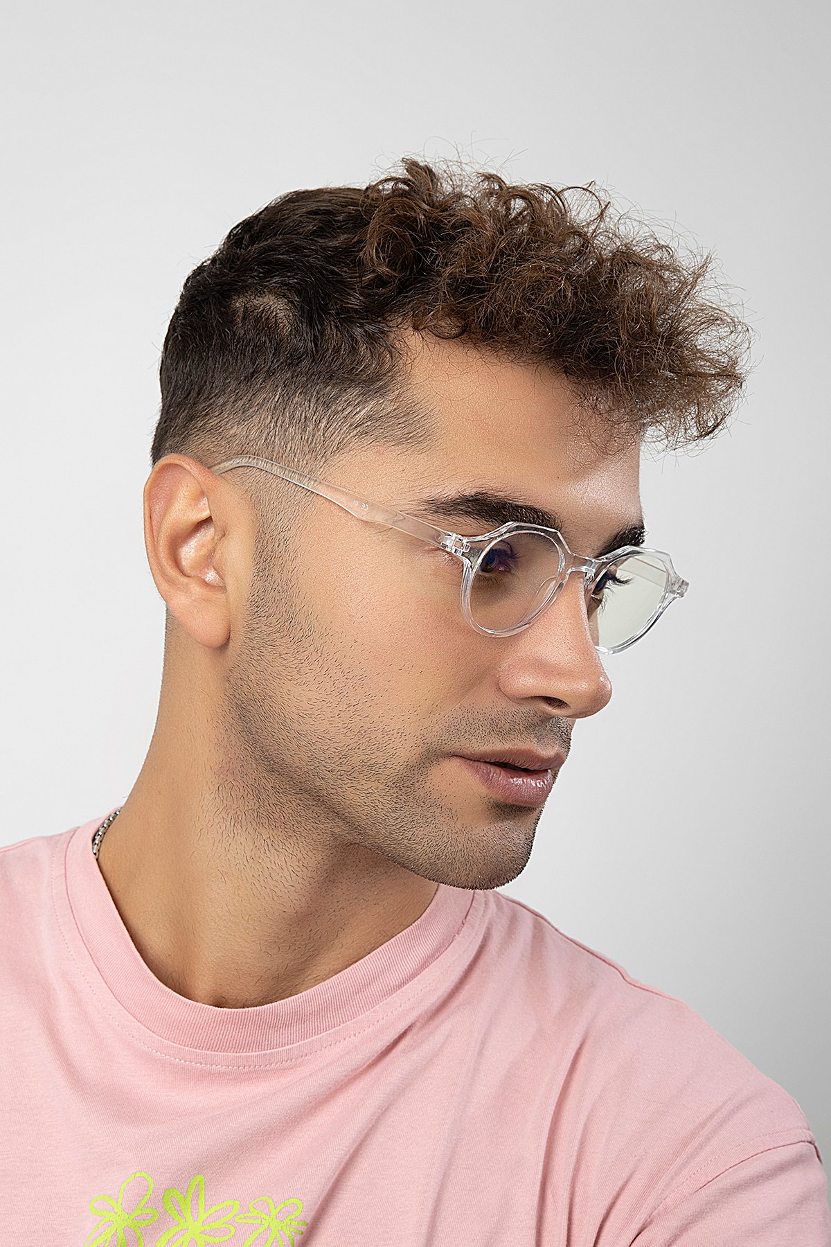 POLO55 Yuvarlak Model Erkek B-block Mavi Işık Korumalı Gözlük