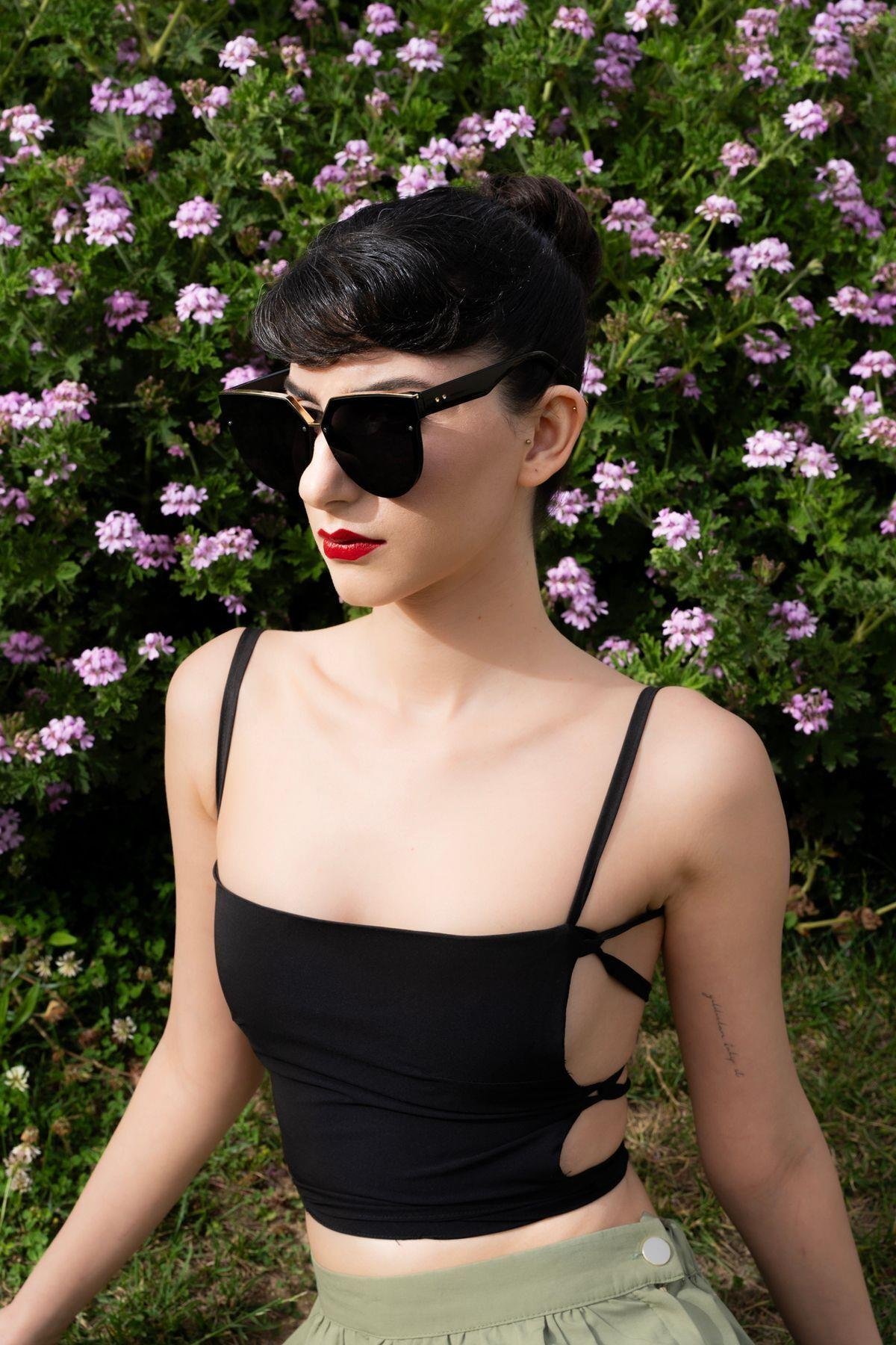 POLO55 ZEY  Siyah Güneş Gözlüğü - Black Sunglasses