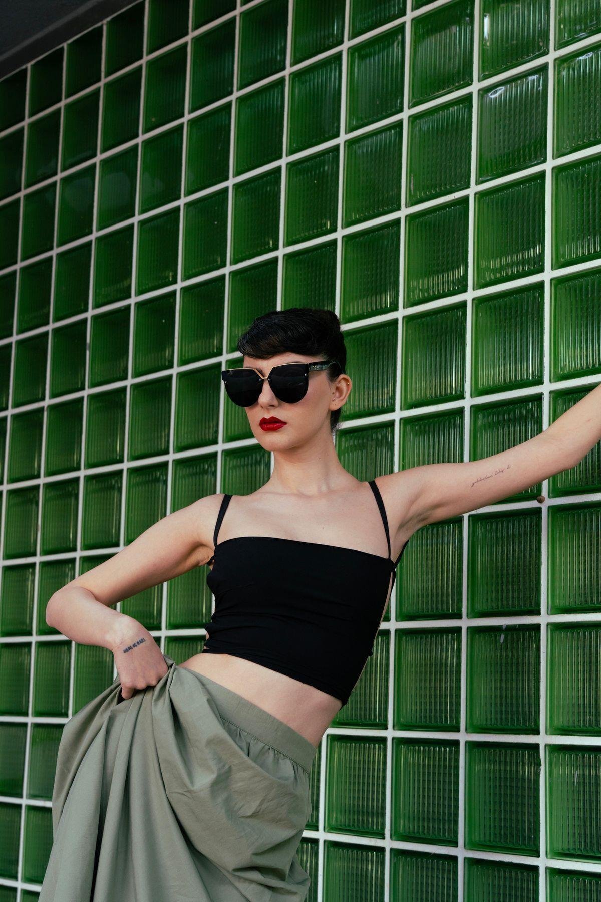 POLO55 ZEY  Siyah Güneş Gözlüğü - Black Sunglasses