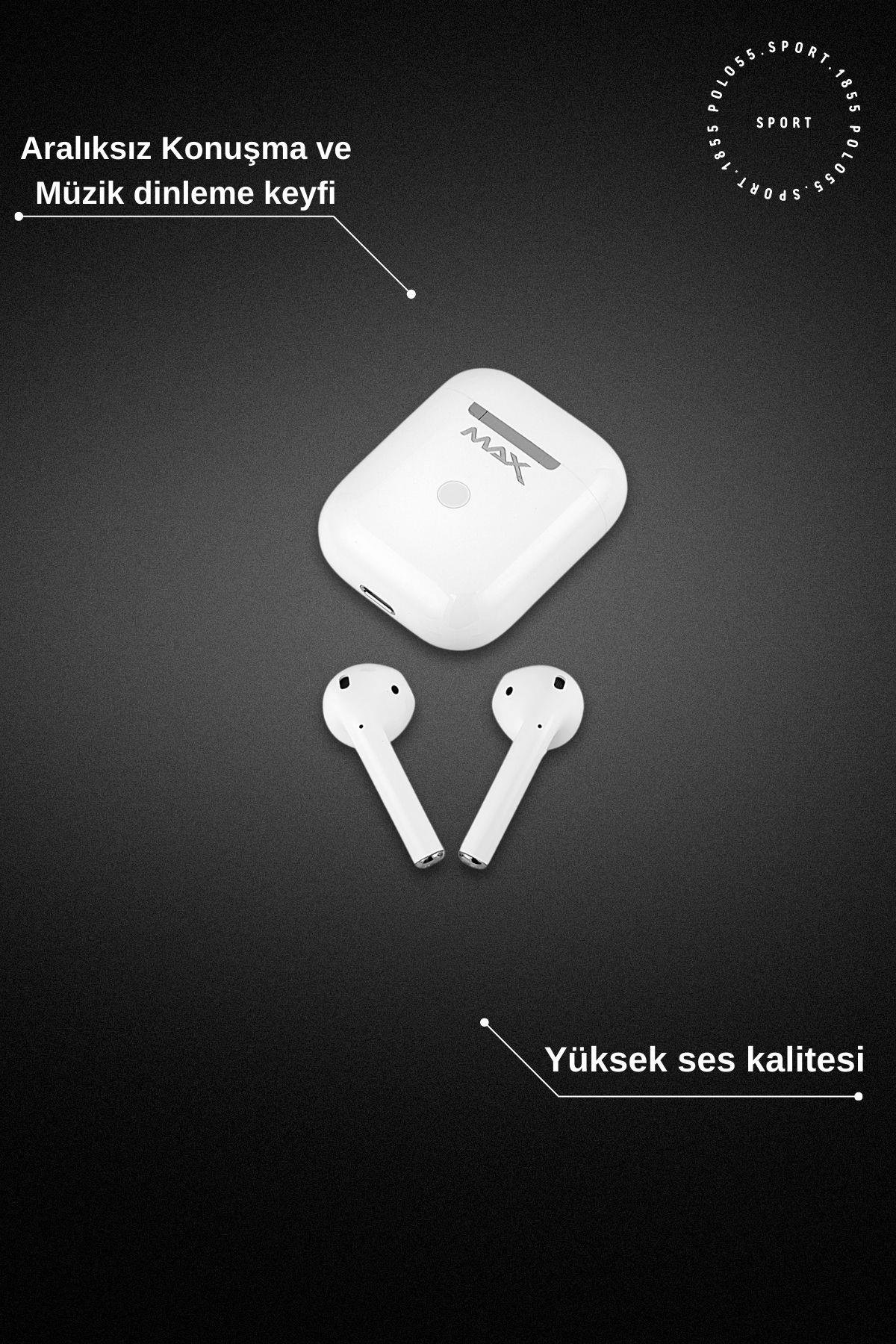 polo55.sport.1855 Airbuds 3/ Pro 3 Bluetooth Kulak İçi Kulaklık Silikon Hediyeli