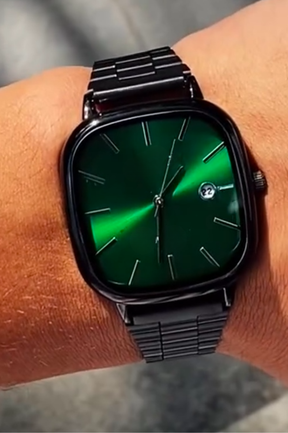 polo55.sport.1855 Siyah Haki Takvimli Erkek Kol Saati