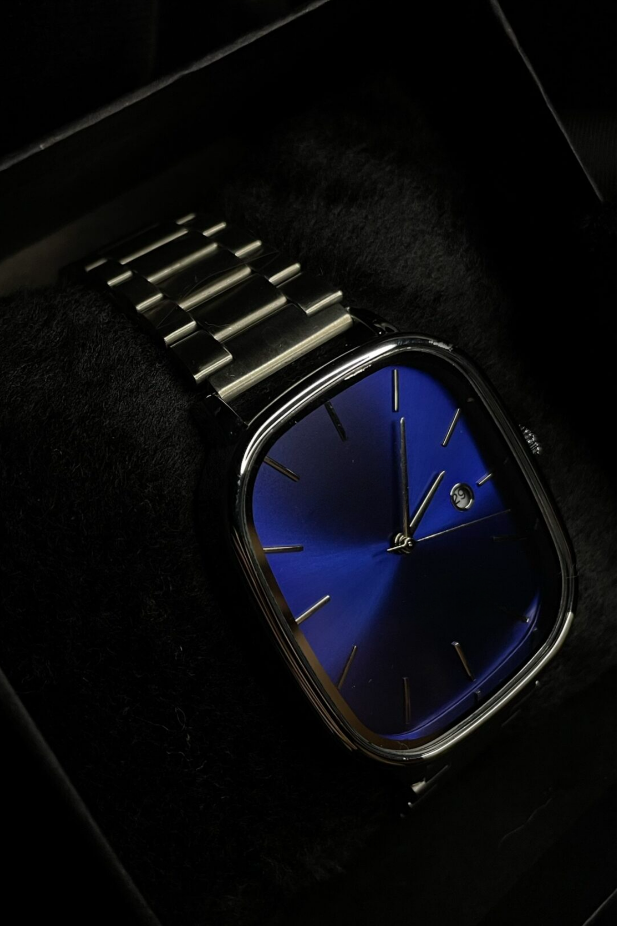 polo55.sport.1855 Lacivert Siyah Takvimli Erkek Kol Saati