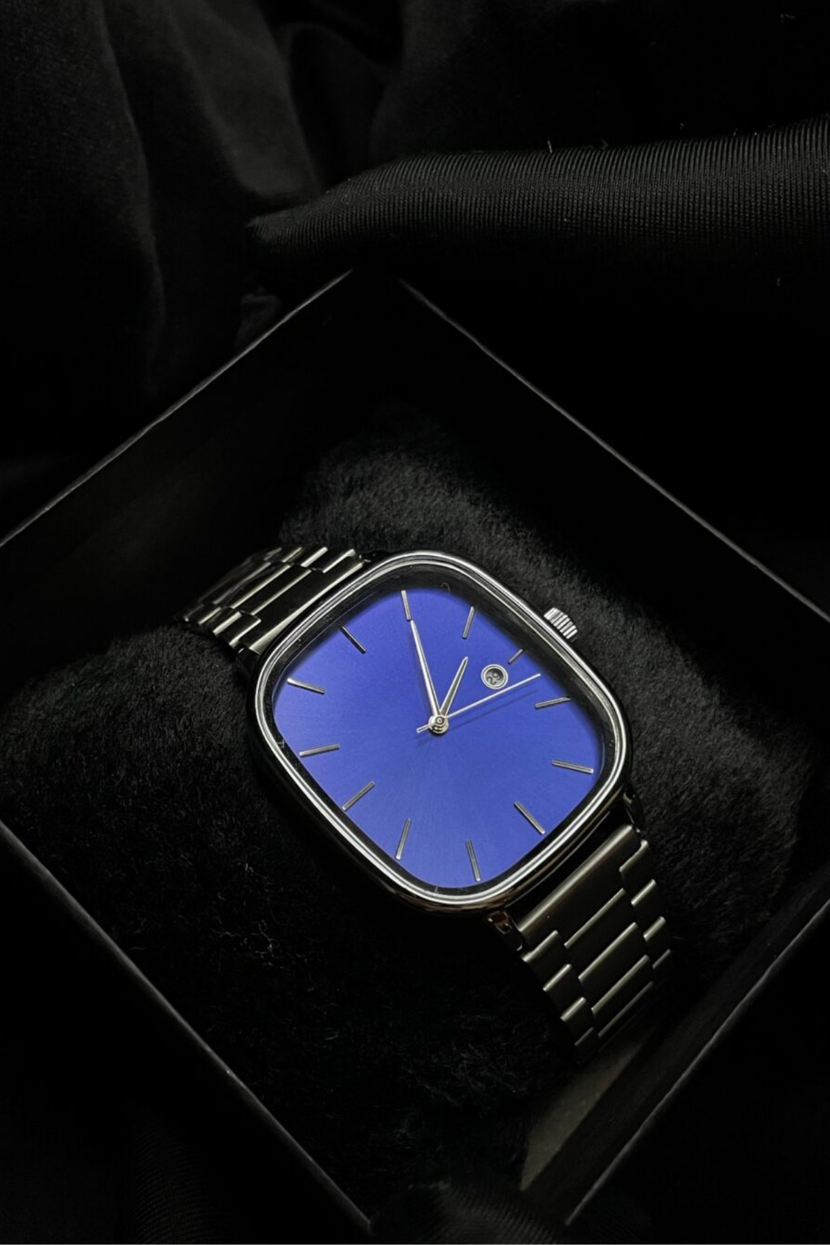 polo55.sport.1855 Lacivert Siyah Takvimli Erkek Kol Saati