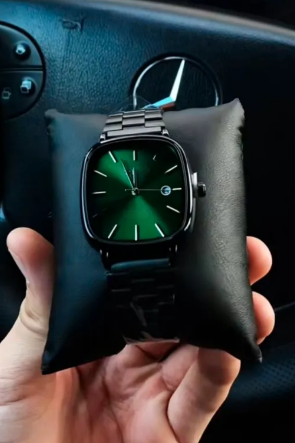 polo55.sport.1855 Siyah Haki Takvimli Erkek Kol Saati