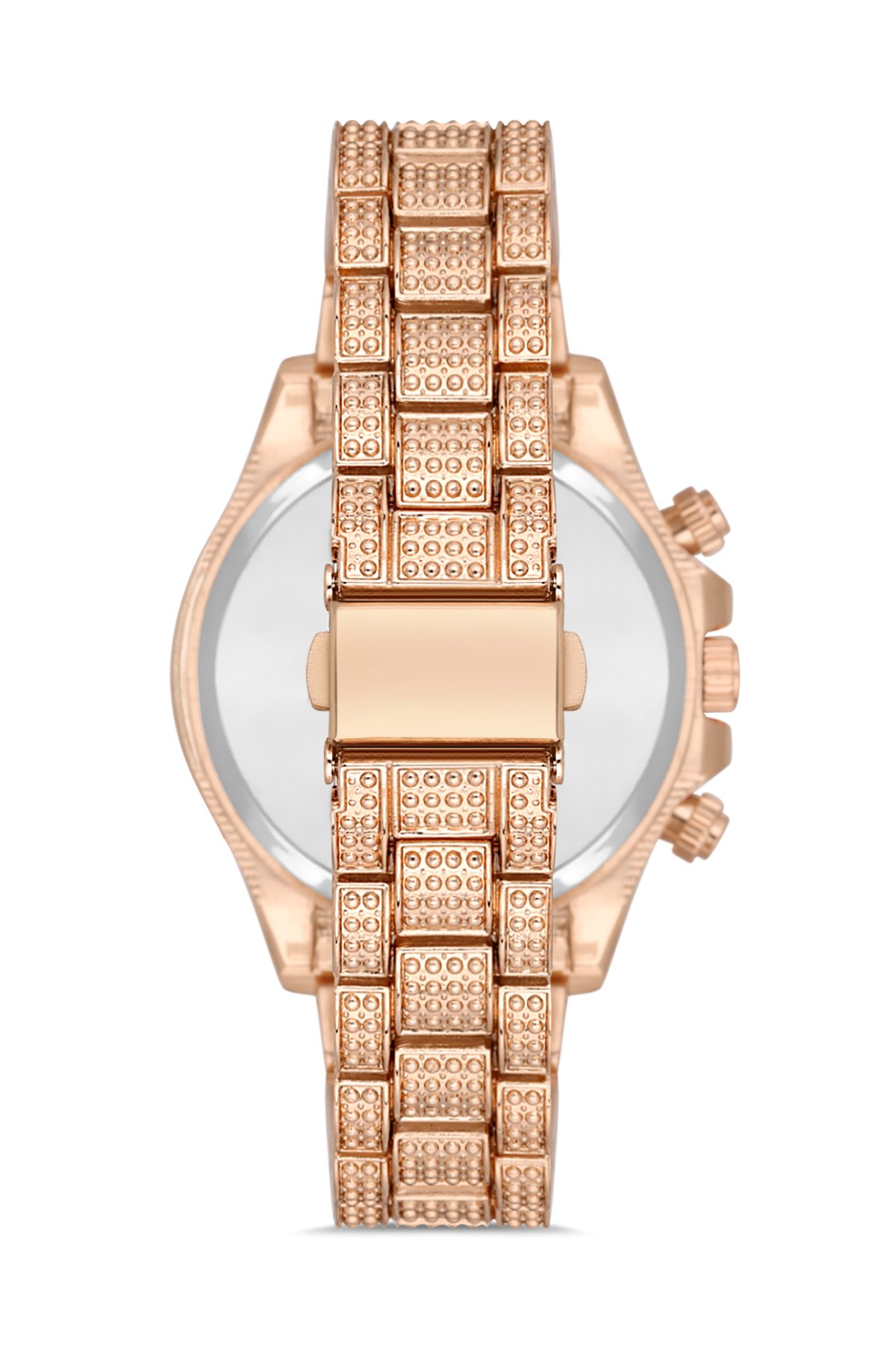 Renkli Tasarım Taşlı Kadın Kol Saati