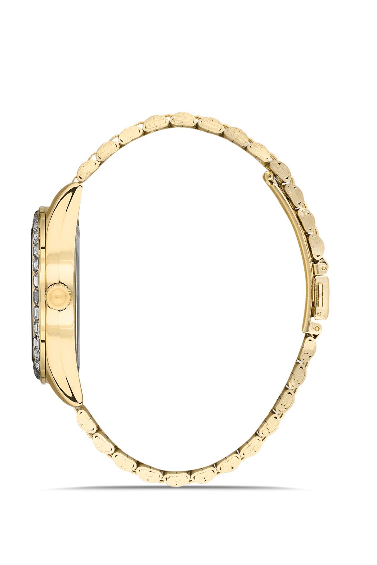 Renkli Tasarım Taşlı Kadın Kol Saati