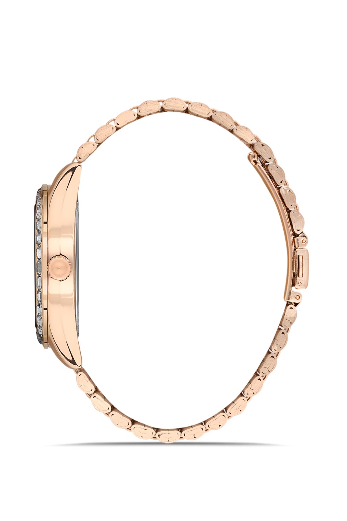 Renkli Tasarım Taşlı Kadın Kol Saati