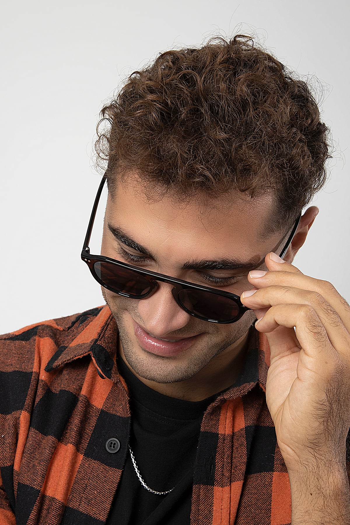 Retro Kare Anahtar Model Erkek Güneş Gözlüğü
