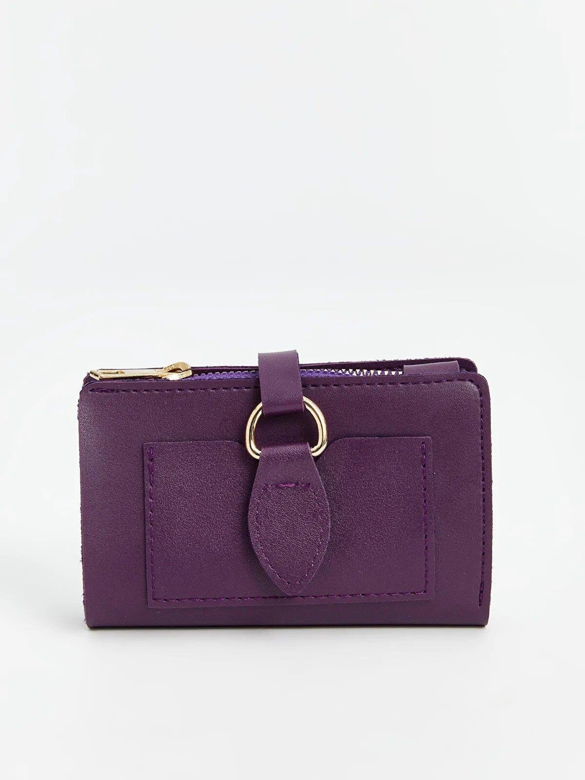 Sevgililer Gününe Özel Mor-Siyah Cüzdan, Bileklik ve Dijital Saat Seti