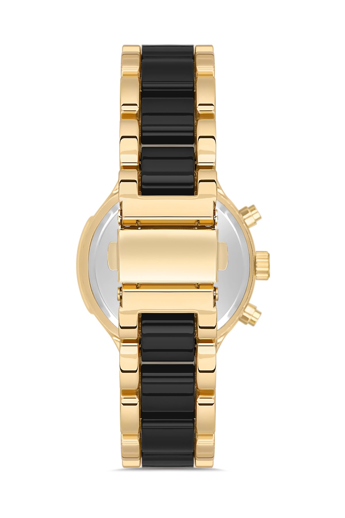 Siyah Taşlı Dekoratif Kadran Şık Kadın Kol Saati