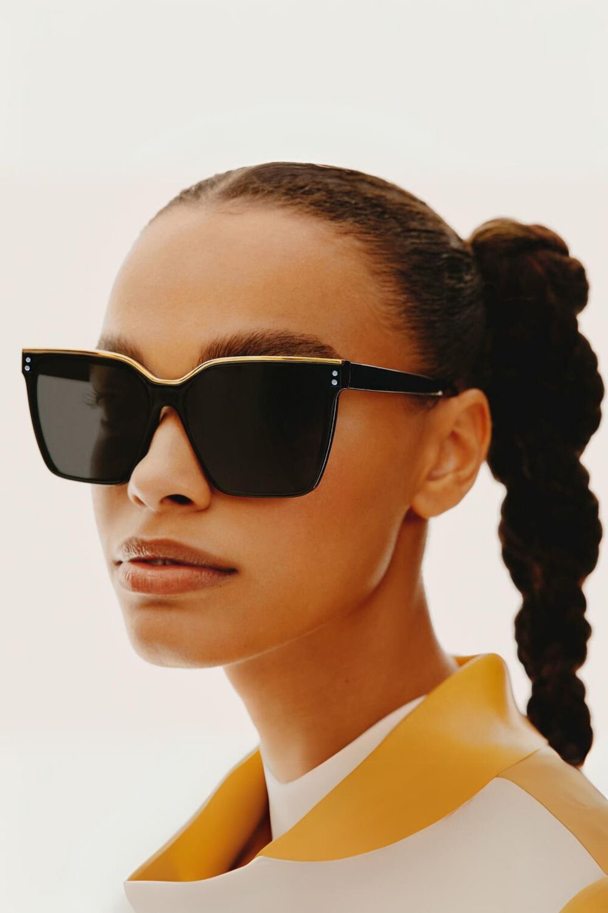 Stone Gold Detaylı Modern Klasik Kadın Güneş Gözlüğü