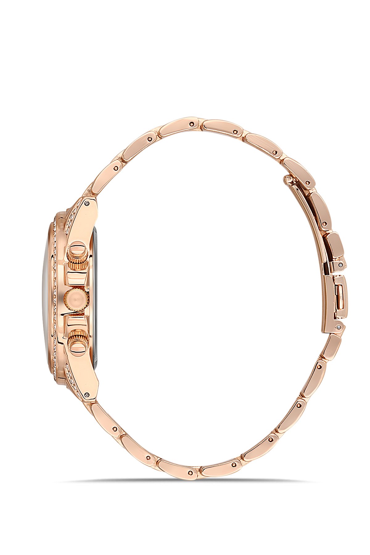 Taşlı Dekoratif Kadran Şık Kadın Kol Saati