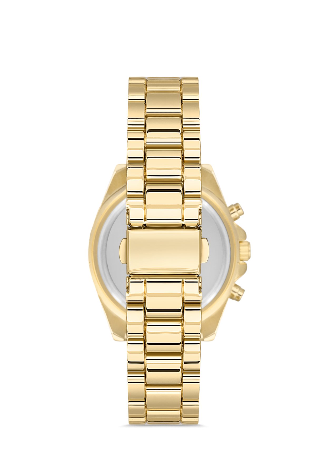 Taşlı Tasarım Dekoratif Kadran Şık Gold Kadın Kol Saati