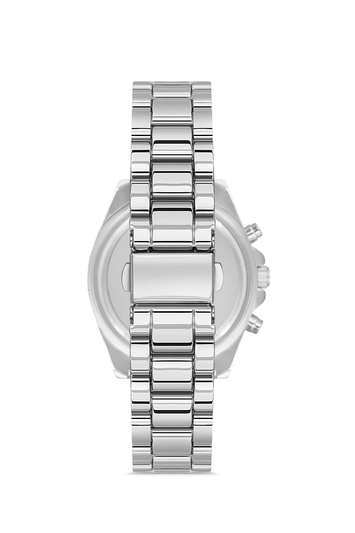 Taşlı Tasarım Dekoratif Kadran Şık Gümüş Kadın Kol Saati