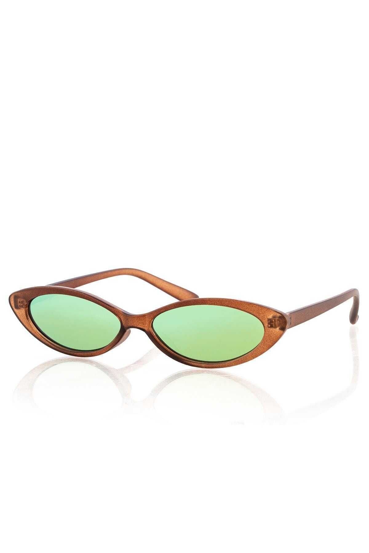 Ultra İnce Aynalı Elips  Kadın Güneş Gözlüğü