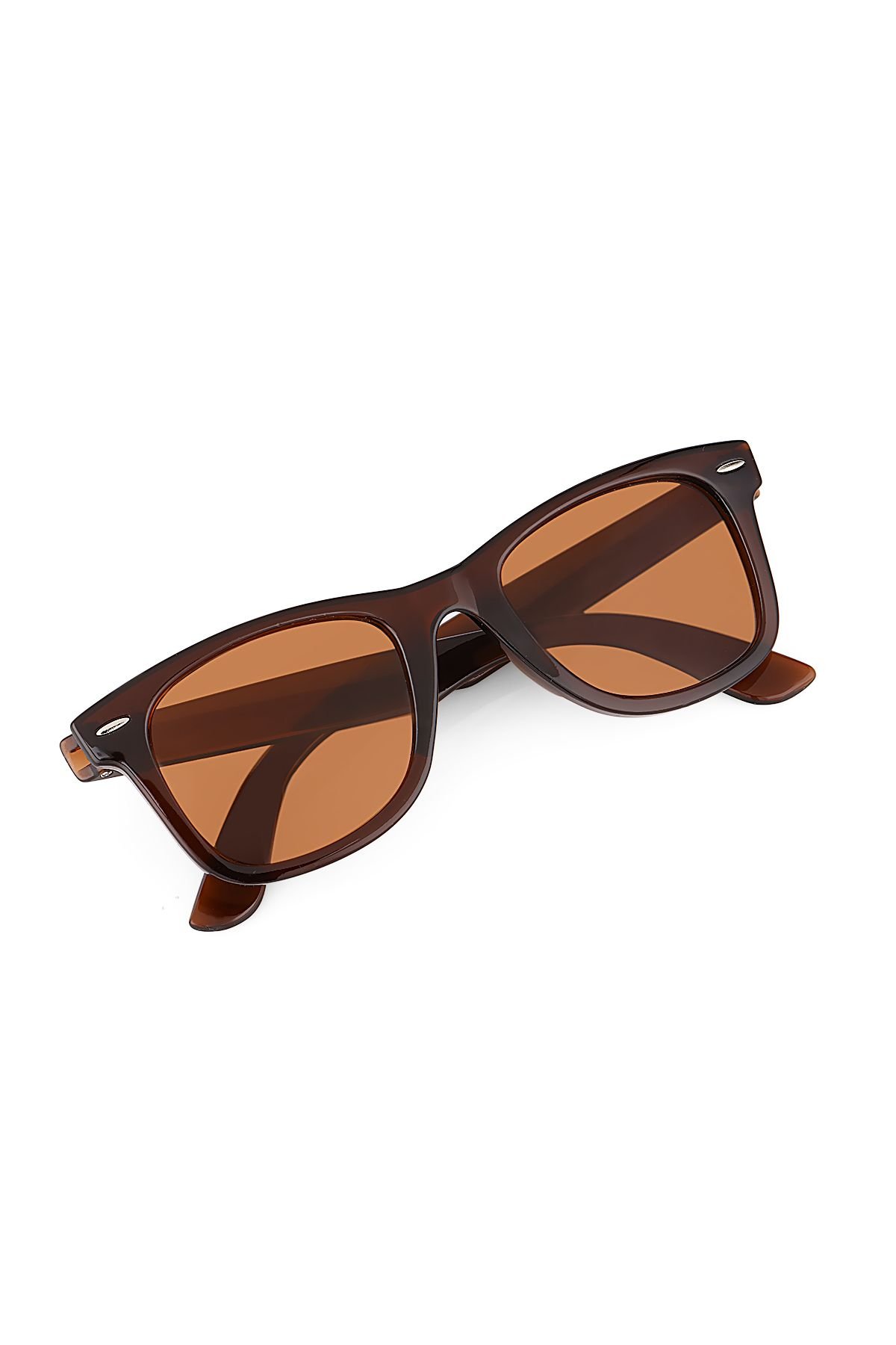 Wayfarer Kahverengi Eğimli Erkek Güneş Gözlüğü