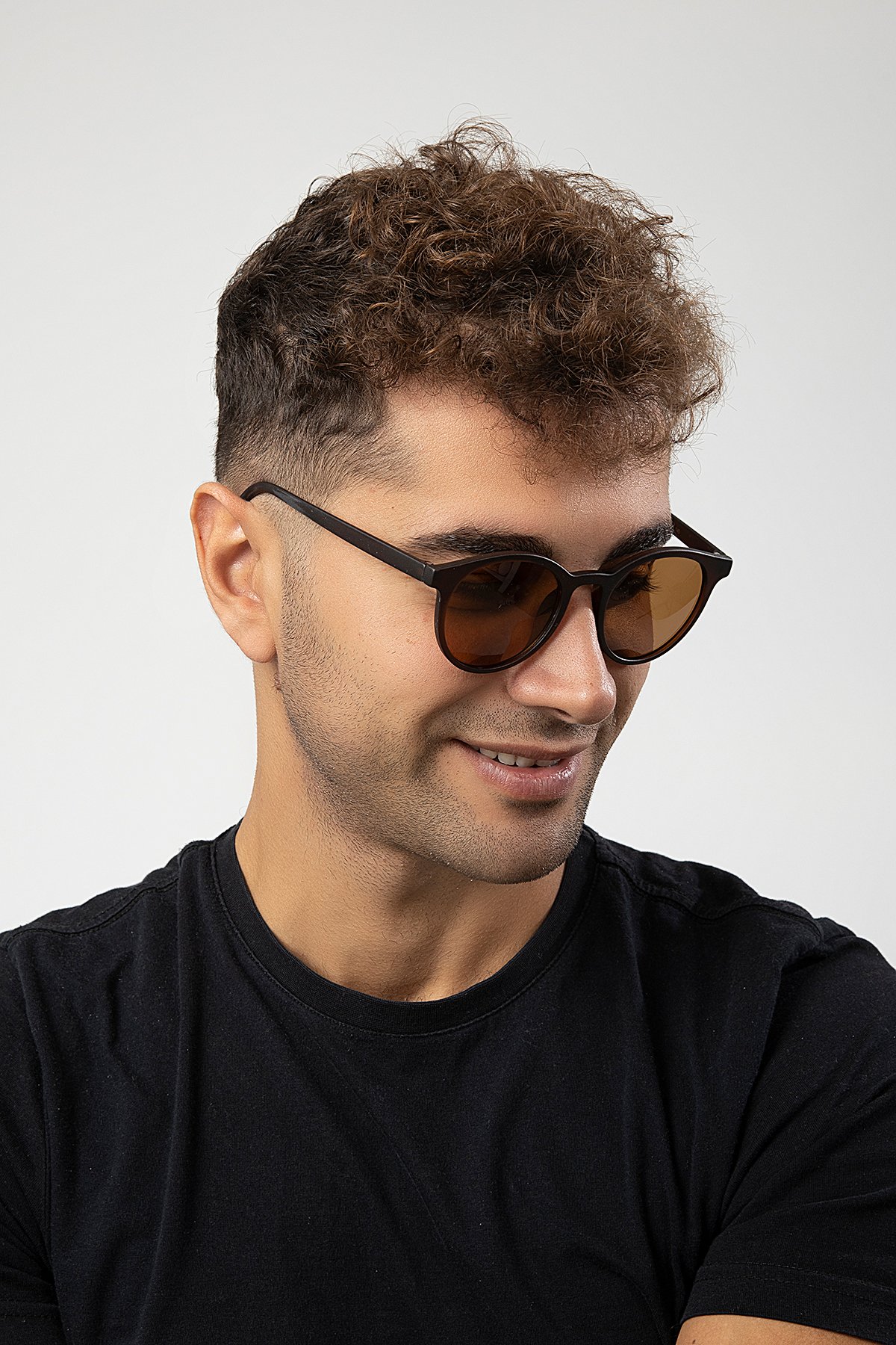 Yuvarlak Model Erkek Güneş Gözlüğü