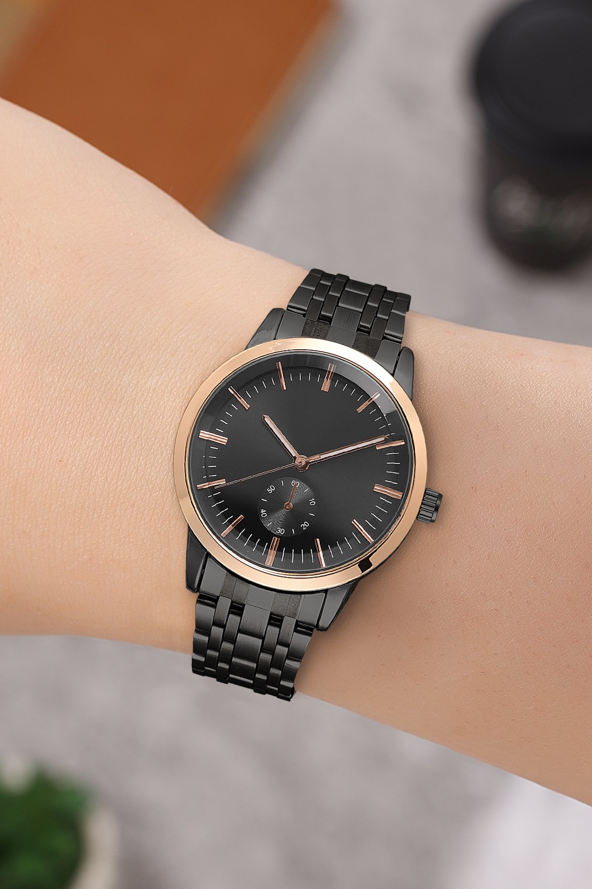 Zamansız Tasarım Metal Kordon Kadın Kol Saati