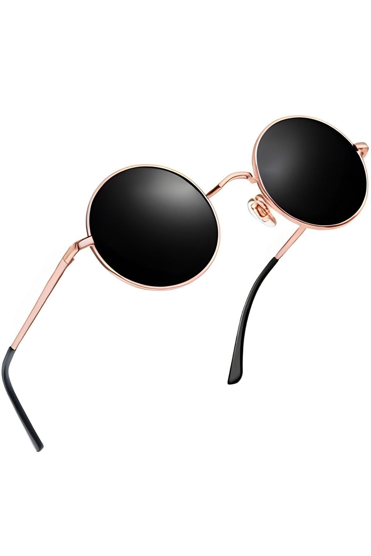 Zeda Yuvarlak Model Metal Çerçeve Rose-Gold Kadın Güneş Gözlüğü