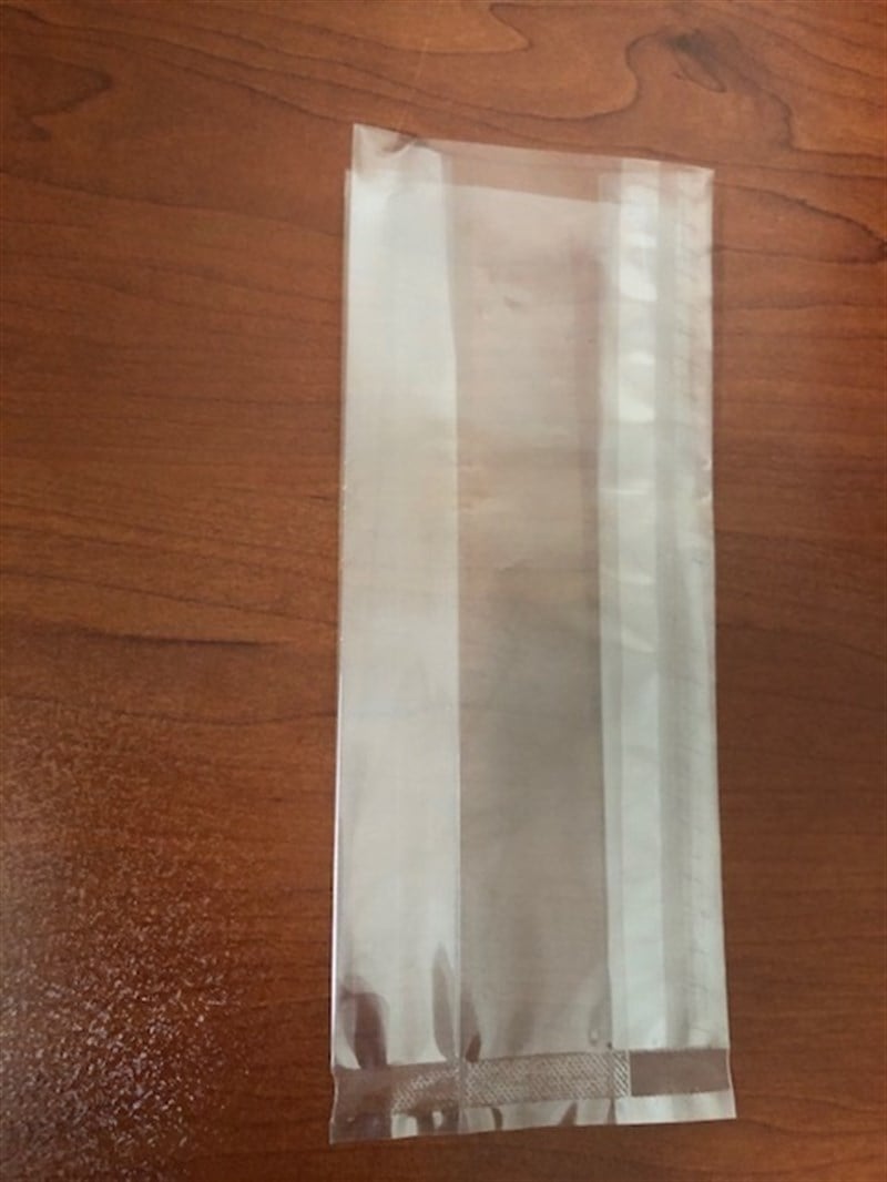  Baskısız düz tabanlı körüklü şeffaf baharat ve çay poşeti en 5 x körük 8 x boy 23 cm ebadında -geniş küçük boy-1000 adet