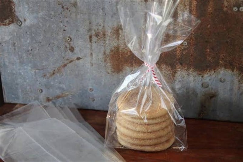 Baskısız  düz tabanlı körüklü şeffaf unlu mamül ambalaj poşeti en 6 x körük 4 x boy 15 cm ebadında mini boy -1000 adet
