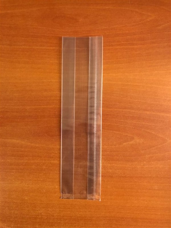 Baskısız düz tabanlı  körüklü şeffaf kuruyemiş poşeti en 6 x körük 4 x boy 20.5 cm ebadında uzun minik boy-1000 adet