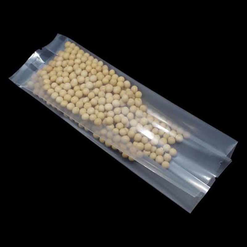 baskısız düz tabanlı körüklü şeffaf kuruyemiş ambalaj en 6 x körük 4 x boy 16 cm. ebadında minik boy-1000 adet