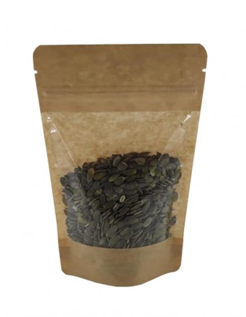 Kraft Geniş Pencereli Doypak Poşet 100 gr.-500 Adet